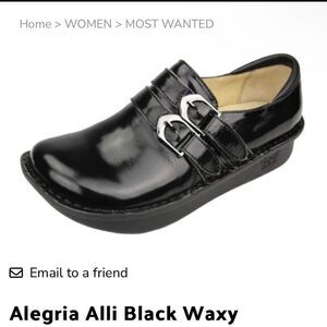 Alegria Alli Waxy in Black